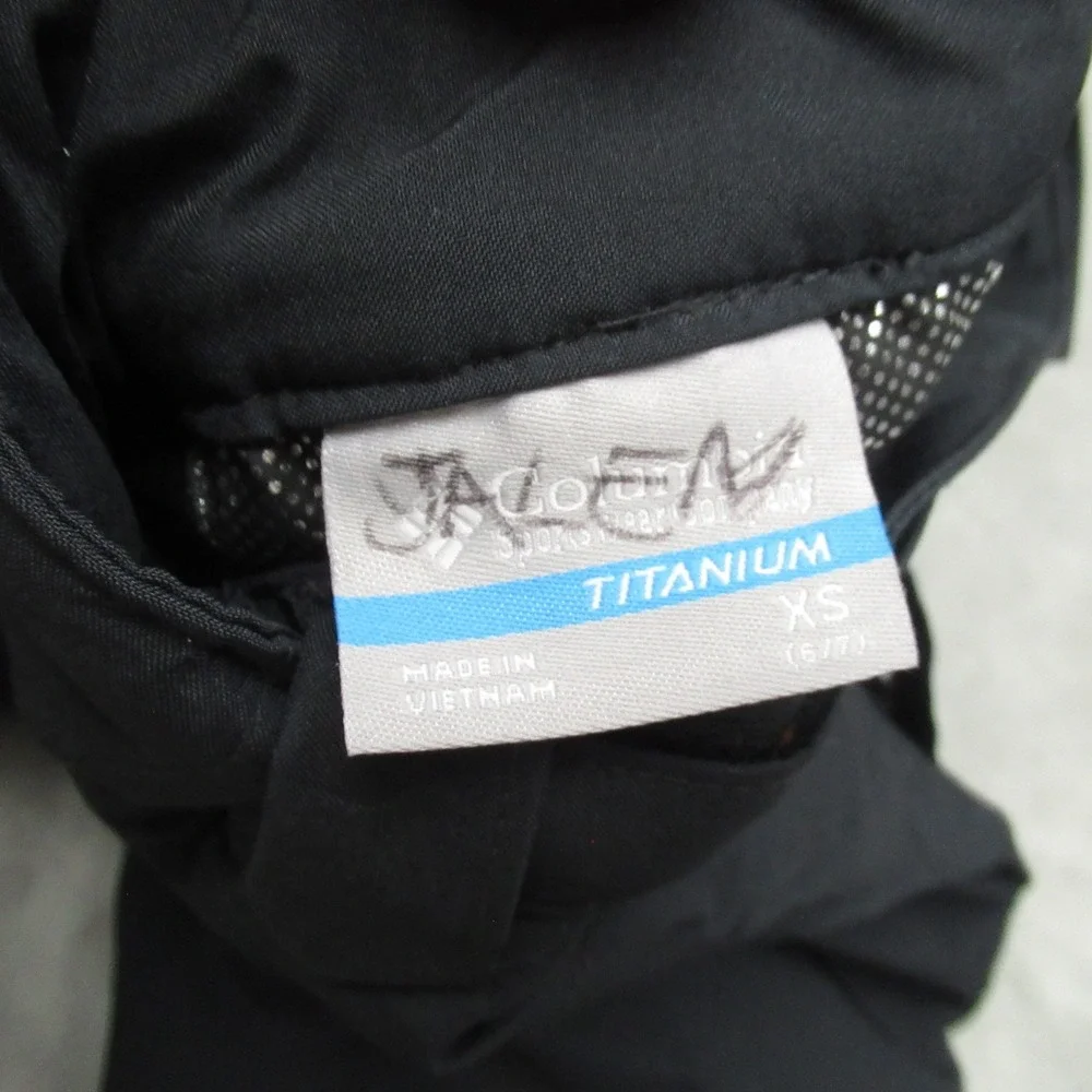 Columbia Snow Pants‎ Kids XS 6/7 Black Titanium Waterproof Insulated 20x20
